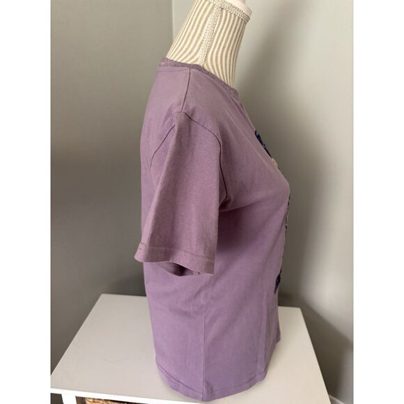 Bashful BOSHFUL Snow White & 7 Dwarfs Glitter Sequin T-Shirt Y2K - Picture 4 of 11